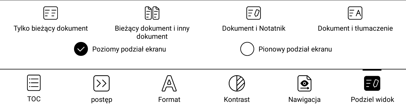 Funkcja podzielonego widoku