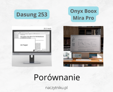 Dasung 253 vs Onyx Boox Mira Pro | Porównanie