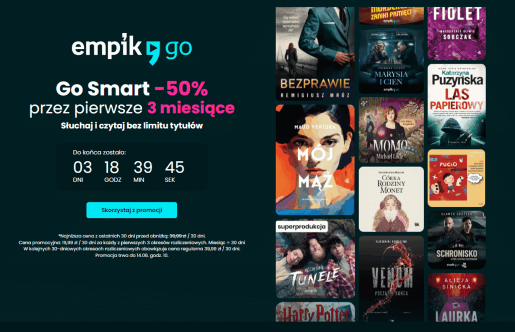 Empik Go promocja