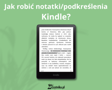 Kindle notatki i podkreślenia