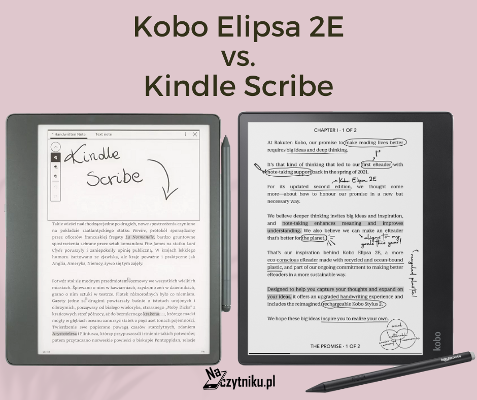 Kobo Elipsa 2E vs. Kindle Scribe