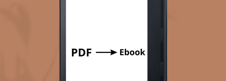 przekształcić pdf na ebook konwersja
