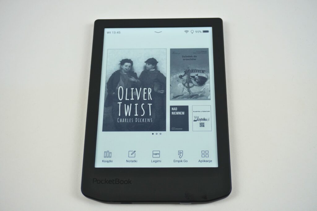 Czytnik ebook PocketBook Verse Lite (619) menu główne