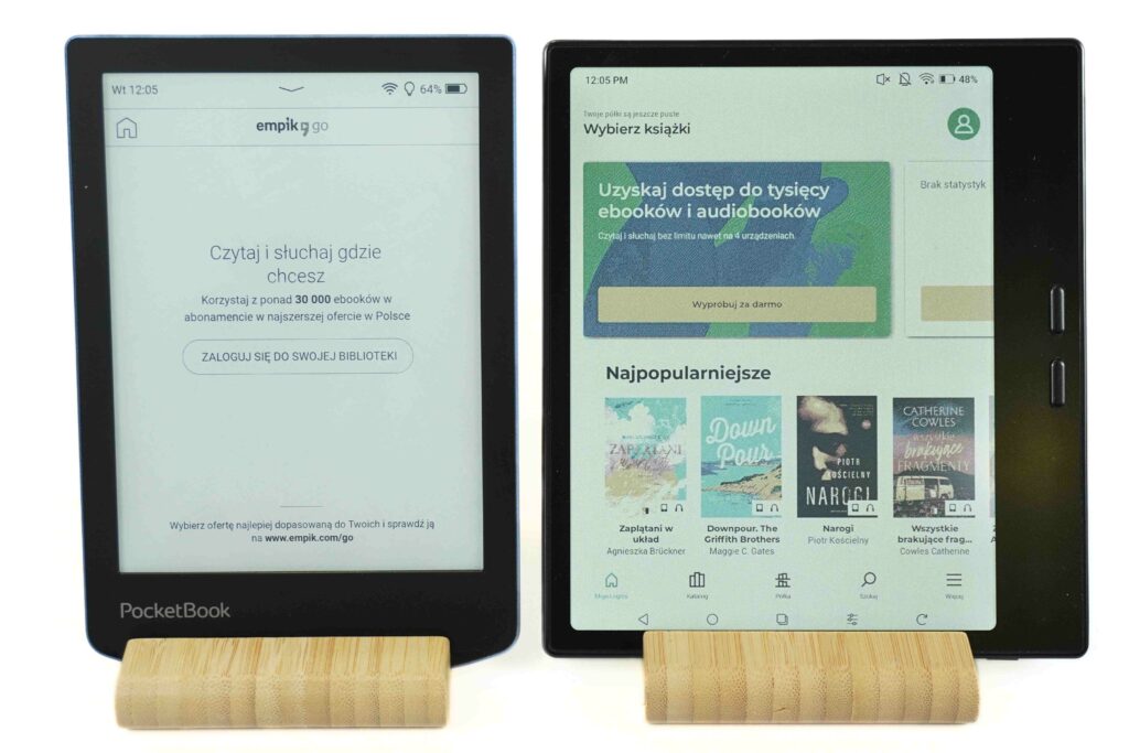 Empik go oraz Legimi na czytnikach PocketBook oraz Onyx Boox