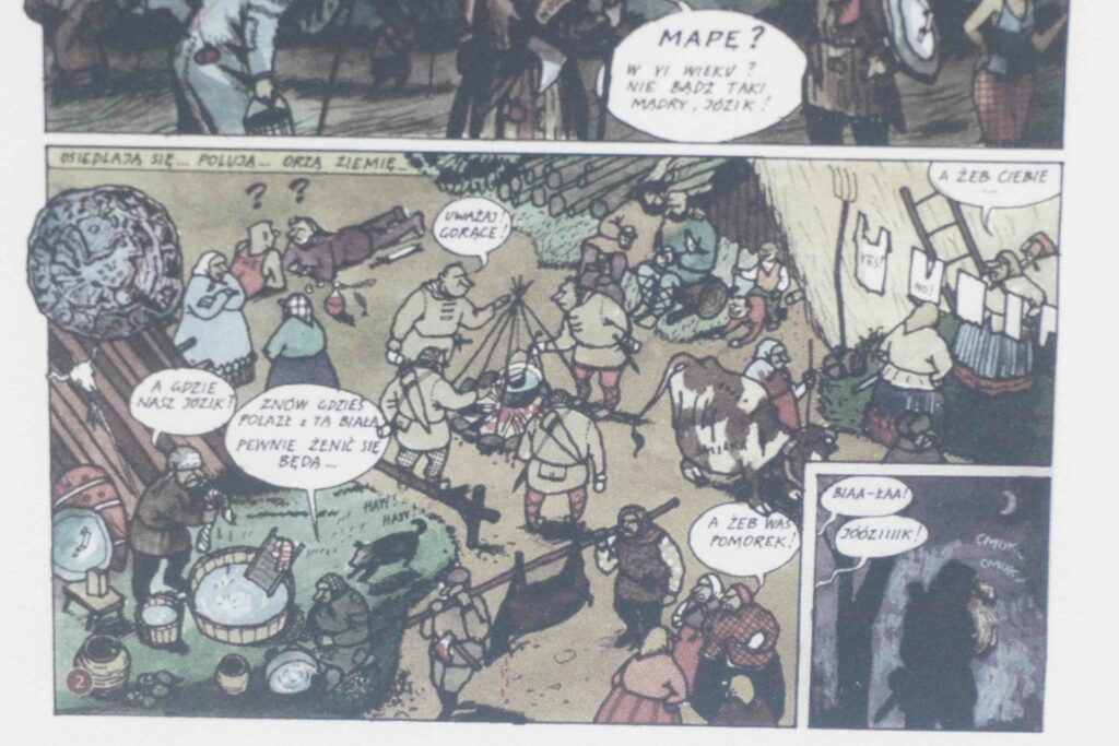 Komiks w formacie MOBI na czytniku Kindle Colorsoft SE po konwersji - kolorowy