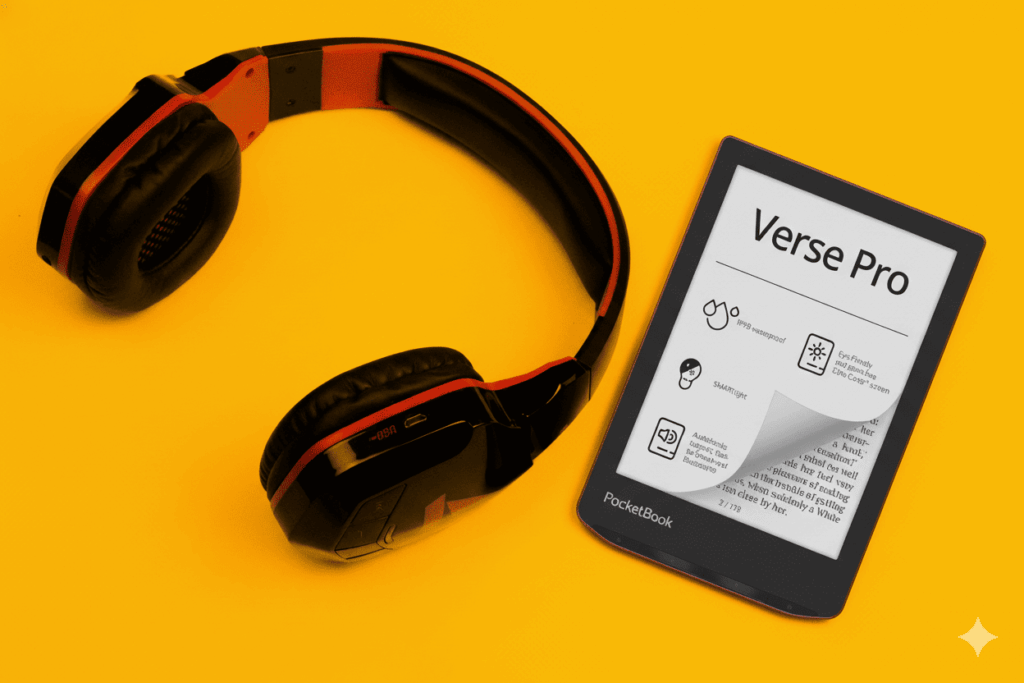 Słuchanie audiobooków na czytniku PocketBook Verse Pro