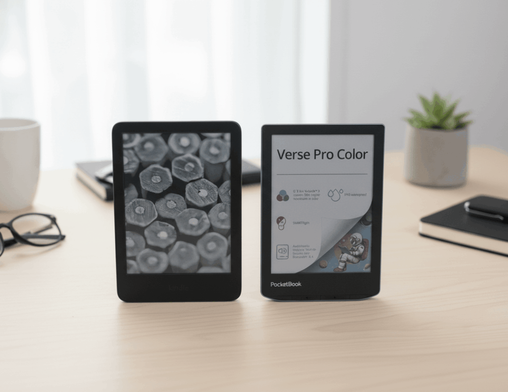 Porównanie marek Kindle oraz PocketBook