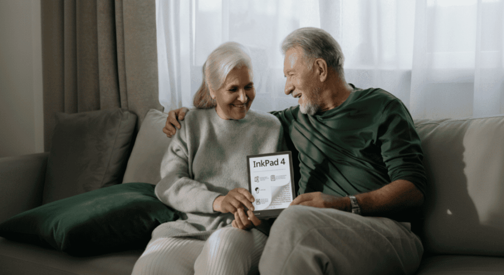 Prosty w obsłudze czytnik ebook na prezent dla dziadków