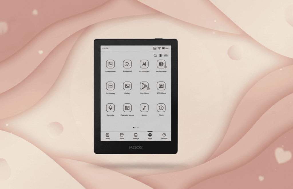 Czytnik E ink Onyx Boox Go 6 na prezent walentynkowy