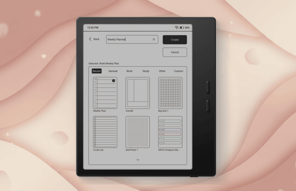 Czarno-biały czytnik Onyx Boox Go 7