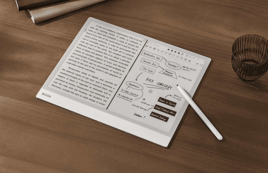 E notatnik z ekranem E ink