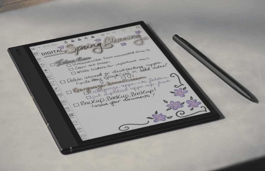 e-notatnik e ink