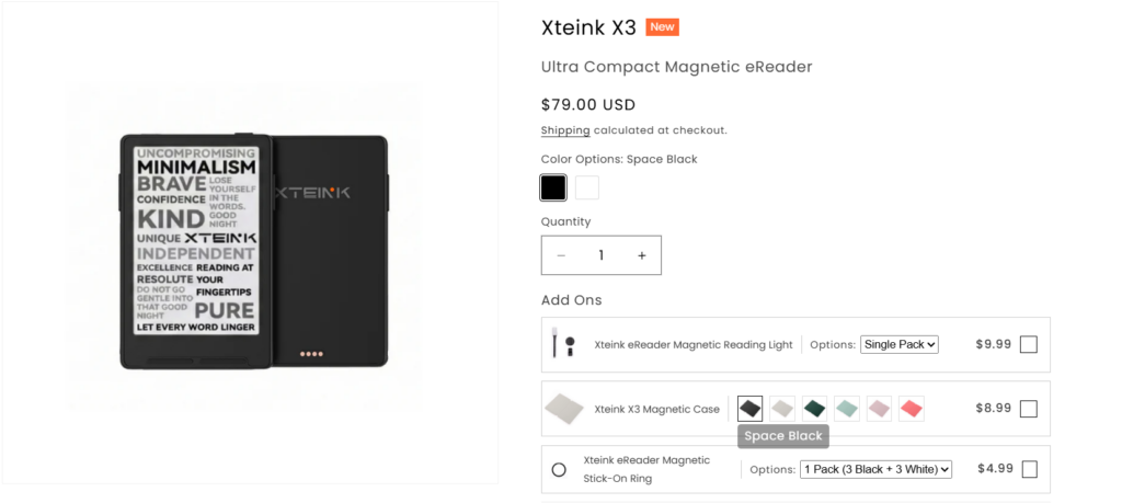 Mały czytnik e-book