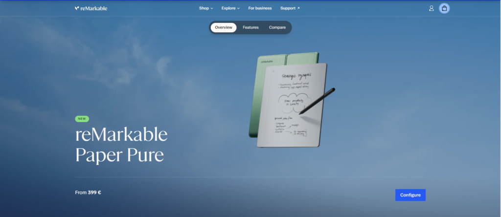 reMarkable Paper Pure