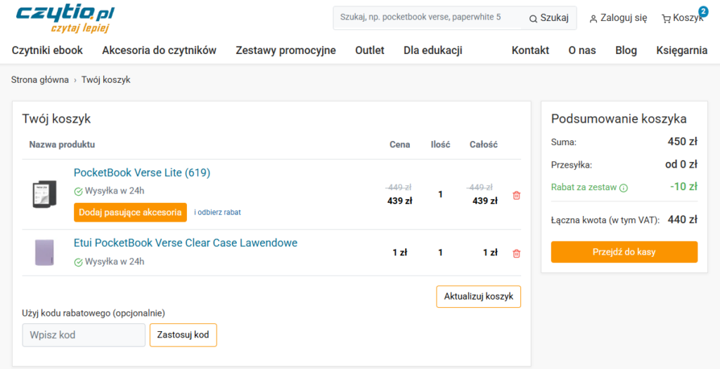 Tani czytnik e-book PocketBook