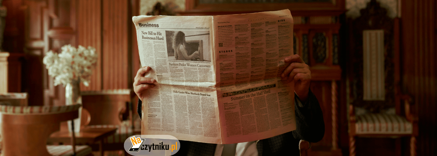 Czy na czytniku e-book można czytać gazety?