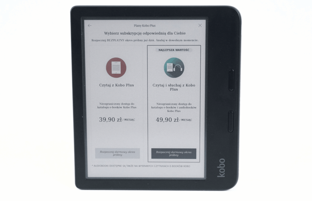 Cennik Kobo Plus