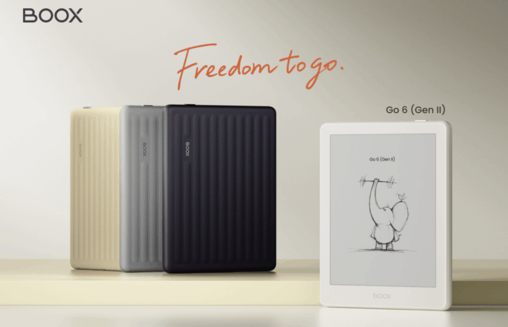 Wszystkie kolory czytnika Onyx Boox Go 6 Gen 2