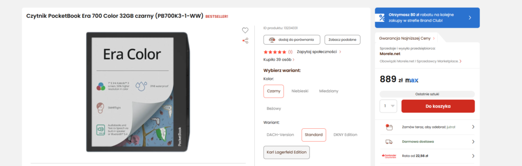 Promocja na stronie Morele.pl