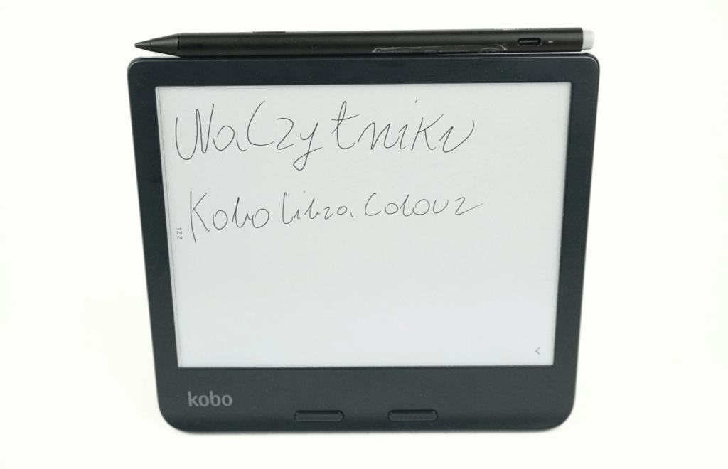 Notowanie na czytniku E ink Kobo Libra Colour