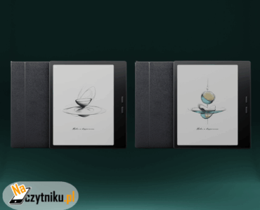 Porównanie ekranów czarnobiałego czytnika e-booków Onyx Boox Go 7 oraz kolorowego Onyx Boox Go 7 Color (Gen II)